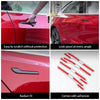 4Pcs For Tesla Model 3/Y 2023 Door Handle Cover Wrap Kit Pink Carbon Fiber Protector Sticker Decor ABS Exterior Accessories