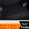 Alfombrilla de maletín para Tesla Model Y Modelo 3 Modelo S Modelo X Tarra del revestimiento de carga Trail Bandeja para equipos