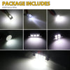 10-42pcs LED Car Interior Lights Bulb T10 6000K SMD LED Replacement License Plate/Reading Light Bulbs Xenon White Interior Light