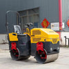 USA Shipping EPA Petrol Engine Mini Road Roller Machine Asphalt Vibratory Roller Ride On Compactor for Road Paving