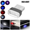 Car Mini USB LED Atmosphere Lights for BYD F3 F0 S6 S7 E5 E6 M6 G3 F3 G5 T3 13 lifan x60 X50 620 320 520 125CC solano smily