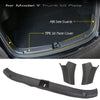 For Tesla Model Y/3 Trunk Sill Plate Protector TPE Rubber Boot Loading Guards Cover + ABS Sides Bar Fender