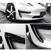 1Pair Car Fog Lamp Trim Cover For Tesla Model 3 Model Y 2017-2023 Front Bumper Fog Lamp Wind Knife Spoiler Fog Light Eyebrow