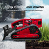 USA STOCK Gasoline Mower Remote Control  With Snow Shovel Plower Grass Cutter MS550SN for Wasteland Garden Agriculture