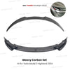 Front Bumper Lip Carbon Fiber Spoiler for Tesla Model 3 Model Y Model 3 Highland