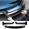 Front Bumper Front Lip Shovel Kit Compatible for Tesla Model 3 2017-2023 Model Y 2017-2024 Body Spoiler Splitter kit