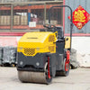 USA Shipping EPA Petrol Engine Mini Road Roller Machine Asphalt Vibratory Roller Ride On Compactor for Road Paving