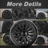 4PCS Design for TESLA Model Y 2020-2024 Vehicle Full Coverage Blade Wheel Cover Cap 19 Inches Hubcaps  Automobile Accessories