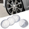 4PCS Auto Huncap Decals Car Wheel Center Hub Caps Covers Stickers Accessories For Hyundai i30 Tucson i20 Creta HB20 Elantra Kona