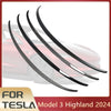 For Tesla Model 3 Highland 2024 Spoiler ABS Wing Spoilers Model 3 Highland 2024 Acesssories Rear Trunk Spoiler High-performance