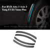 For BYD Atto 3 Axie 3 Tang F3 E6 Yuan Plus Car Wheel Eyebrow Anti-friction and Anti-collision Rubber Strip Modified  Accessories