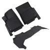 Para Rivian R1T 2022-2023 TPE Negro Carretero delantero Roda Mats de piso alfombras Accesorios para automóviles sin deslizamiento