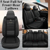 Front+Rear Car Seat Cover Set for Hyundai Sonata Genesis G80 G90 Grandeur HB20 Ix20 I20 I10 Matrix Rohens Tucson 2019 Veracruz