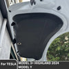 Para Tesla Model 3 Highland 2024 Modelo Y 2023 Puerta de arranque Pad, almohadilla protectora de protección de modificación de interiores de almohadilla automotriz