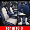 For BYD ATTO 3 2022 2023 2024 Car Seat Cover leather Auto Seat Protector Vehicle Cushion Car Goods Accessories