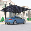 Heavy Duty Carport Gazebo Canopy Garage Car Shelter with Removable Side Walls & Doors Canopy Garage with Windows