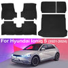 All Weather XPE Floor Mat Cargo Liner For Hyundai Ioniq 5 2021-2024 Cargo Liner Rear Cargo Tray Trunk Waterproof Back Seat Cover