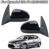 5 Wires Side Mirror Assembly For Hyundai I30 FD 2007-2012 Black Heated Without Turn Signal Light Rearview Mirror Car Accessories