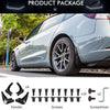 2022 Model 3 Y Mud Flaps For Tesla Model 3/Y Accessories Mudguards Splash Guards Fender Matte Black Carbon Fiber ABS Model