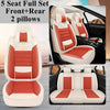 Front+Rear Car Seat Cover Set for Hyundai Sonata Genesis G80 G90 Grandeur HB20 Ix20 I20 I10 Matrix Rohens Tucson 2019 Veracruz