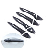 For Hyundai i30 2012 2013 2014 2015 2016 Chrome Carbon Fiber Car Door Handle Cover Trim Set Stickers Styling Accessories