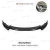 Front Bumper Lip Carbon Fiber Spoiler for Tesla Model 3 Model Y Model 3 Highland