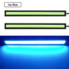 2 PCS Super Bright 17 cm LED COB BOMB BOMB CAR DRL LED TIEMPO Running Light Bar 12V 6500K Lámpara de estilo interior automático