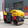 USA Shipping EPA Petrol Engine Mini Road Roller Machine Asphalt Vibratory Roller Ride On Compactor for Road Paving