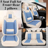 Front+Rear Car Seat Cover Set for Hyundai Sonata Genesis G80 G90 Grandeur HB20 Ix20 I20 I10 Matrix Rohens Tucson 2019 Veracruz