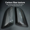 Cubierta de espejo retrovisor de 2 piezas para el automóvil para Tesla Model 3 y Accesorios exteriores de caparazón decorativo de fibra de carbono brillante/mate