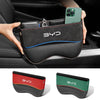 For BYD Tang F3 E6 Atto 3 Yuan Plus Song Max F0 G3 I3 Ea1 Car Seat Organizer Crevice Storage Box Suede Leather Car Accessories