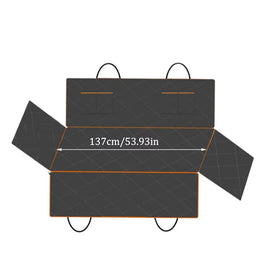 Waterproof Dog Car Seat Cover Scratch-Resistant Protector Black-0