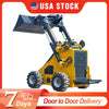 USA Mini Skid Steer Loader With Bucket Compact 26HP Mini Skid Steer Wheeled Loader Attachment EPA Petrol Engine On Sale