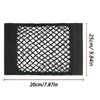 Car Storage Net Stretchable Mesh Pocket Net Magic Elastic Sticker Universal Rear Mesh Trunk Seat Bag Pocket Cage Auto Organizer