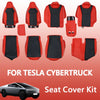 Seat Covers Compatible with Tesla Cybertruck 2024, Full Coverage PU Leather Seat Protector with Armrest Cover fit Cybertruck