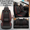 Front+Rear Car Seat Cover Set for Hyundai Sonata Genesis G80 G90 Grandeur HB20 Ix20 I20 I10 Matrix Rohens Tucson 2019 Veracruz