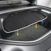 For Rivian R1T R1S 2022 2023 TPE Black Car Front Trunk Mat Upper Layer  Front Cargo Liner Non-slip mat Car Accessories