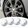 4PCS Auto Huncap Decals Car Wheel Center Hub Caps Covers Stickers Accessories For Hyundai i30 Tucson i20 Creta HB20 Elantra Kona