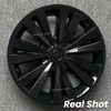 4pcs 19 inch Wheel Cover For Tesla Model Y 2020- 2024 Blade Wheel Hubcap Glossy Black Full Rim Cover Tesla Tuning Accessories