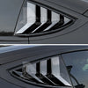 For Tesla Model 3 2017-2023 2024 Highland ABS Rear Car Window Shutter Cover Louver Side Vent Trim Triangle Modified Accessories