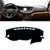 For Hyundai Tucson 2015 2016 2017 2018 2019 2020 Car Dashboard Cover Avoid Light Pad Instrument Panel Mat Carpets Accessories