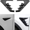 2Pcs Car Side Camera Indicator Protection Cover Trim For Tesla For Model 3/ Y Plastic Glossy Black / Carbon Fiber Look Decorate