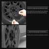 Wheel Center Hub Caps Cover For Tesla Cybertruck 2024 Accessories Rust Resistant Removable Center Wheel Cover