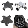 4pcs Wheel Center Caps Hub Cover for Tesla Model 3 Five Claw Type Carbon Fiber Athletic Hubcaps Car Decoration Accessories 2020