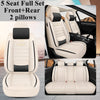 Front+Rear Car Seat Cover Set for Hyundai Sonata Genesis G80 G90 Grandeur HB20 Ix20 I20 I10 Matrix Rohens Tucson 2019 Veracruz