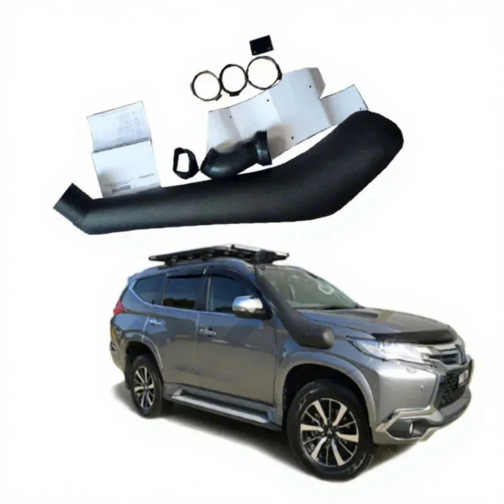 SS667HF High Performance LLDPE 4x4 Offroad Car Snorkel for Mitsubishi Pajero Sport 2016+ Accessories Screw Fixing Exteri
