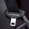 2pcs Car Seat Belt Buckle Cover Leather Protector Anti-collision Case For Hybrid Synergy Toyota Camry Rav4 Crown Hyundai Honda