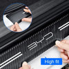 Carbon Fiber Car Door Threshold Sticker Auto Trunk Protective Strip For BYD Tang F3 E6 Atto 3 Yuan Plus Song Max F0 G3 I3 Ea1