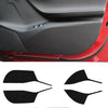 Para Tesla Model 3 Y S X Door Interior Anti-Kick Protective Films & Door Sills Anti-scuff Pedal Sticker-Fibra de carbono Películas de fibra de carbono