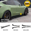 Fast Aero Side Splitter For Tesla Model 3 Y 2017-2024 Body Kits Model 3 Highland Side Skirt Glossy Carbon Black Auto Accessories